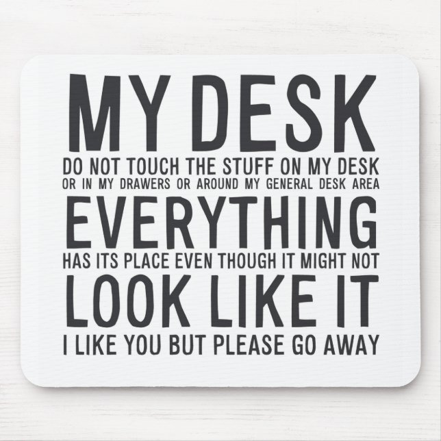 Schreibtisch MA013 Mousepad (Vorne)