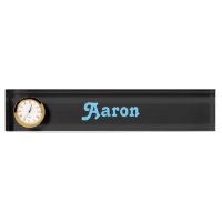 Schreibtisch Name Plate Aaron