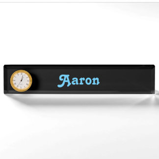 Schreibtisch Name Plate Aaron Namensplakette