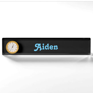 Schreibtisch Name Plate Aiden Namensplakette