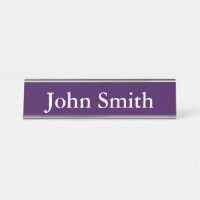 Schreibtisch Name Plate, Standard (2" x 8"), Silbe