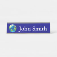 Schreibtisch Name Plate, Standard (2" x 8"), Silbe