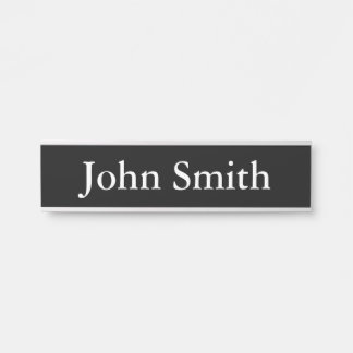 Schreibtisch Name Plate, Standard (2" x 8"), Silbe Türschild