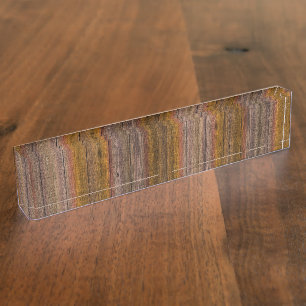 Schreibtisch Name Teller altes Vintages Holz Namensplakette