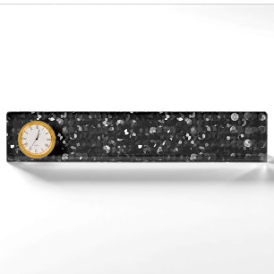 Schreibtisch-Nummernschild KristallBling Strass Namensplakette