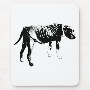 Schreibtisch-Tinte, fokussierte Ruhe Mousepad