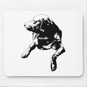 Schreibtischerneuerung: Watchful Labrador Mousepad