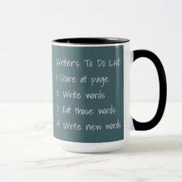 Schreibtischliste Tasse