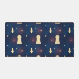 Schreibtischmatte mit Starry Night Knife Keyhole M
