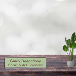  SCHREIBTISCHNAMENSPLAKETTE