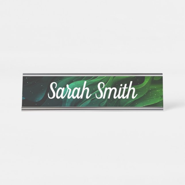 Schreibtischnamensplaketten Schreibtischnamensplakette (Vorderseite )