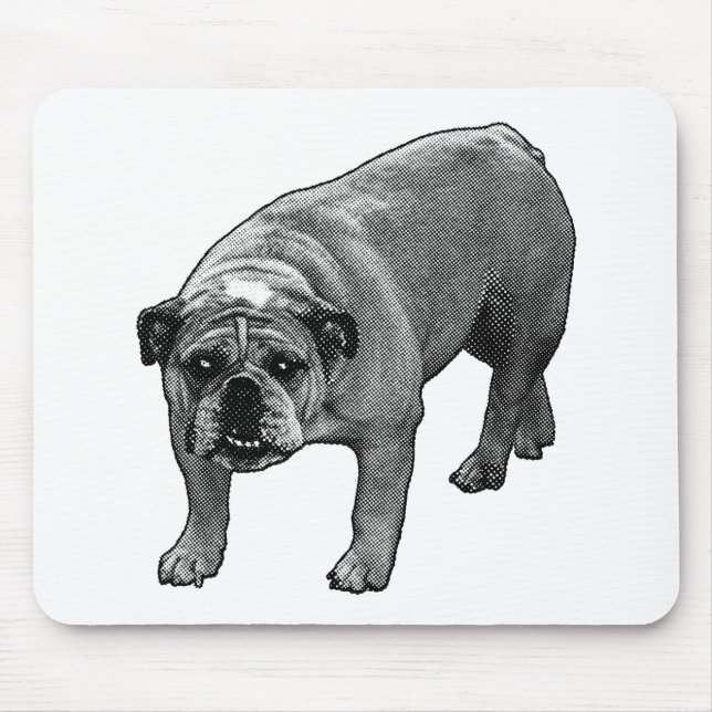 Schreibtischschneepunkte Mousepad (Vorne)