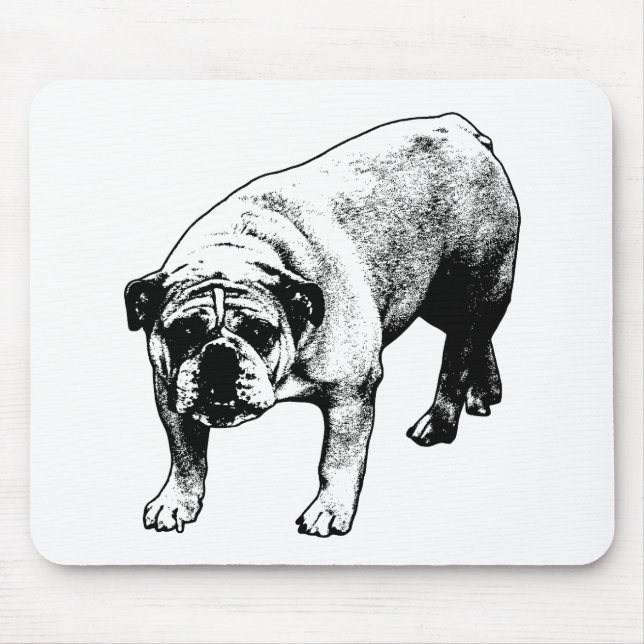 Schreibtischschneeruhige Mousepad (Vorne)