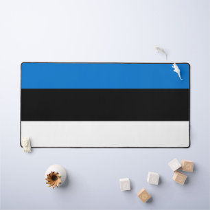 Schreibtischunterlage mit der Flagge Estlands