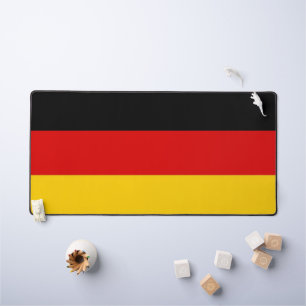 Schreibtischunterlage mit Flagge Deutschlands