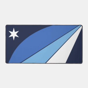 Schreibtischunterlage mit Flagge von Columbia City
