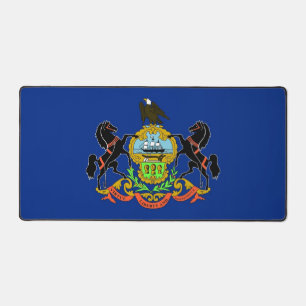 Schreibtischunterlage mit Flagge von Pennsylvania,