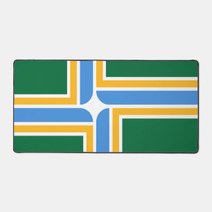 Schreibtischunterlage mit Flagge von Portland, USA