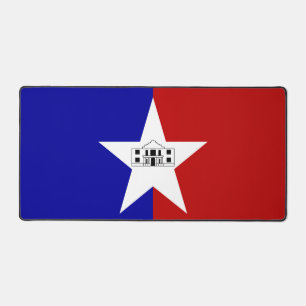 Schreibtischunterlage mit Flagge von San Antonio,