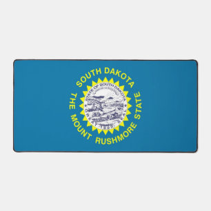 Schreibtischunterlage mit Flagge von South Dakota,