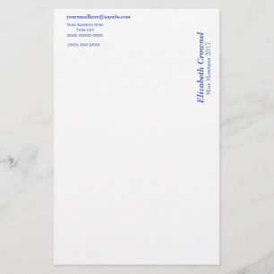 Schreibwaren auf der Seite Briefpapier