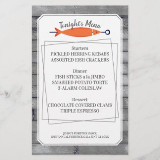 Schreibwaren aus Fischkebab