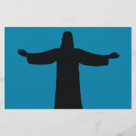 Schreibwaren jesus christus briefpapier