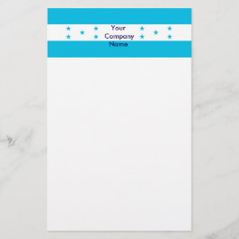 Schreibwaren mit Flagge in Honduras Briefpapier