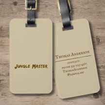 Schreibweise "Jungle Master"