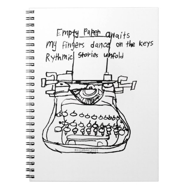 Schreibwriter haiku notizblock (Vorderseite)