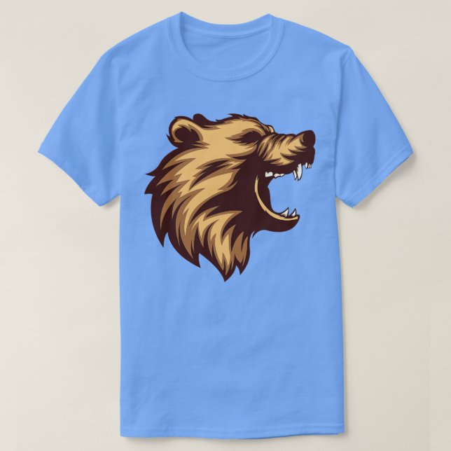 Schreie-Bär T-Shirt (Design vorne)