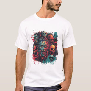 Schreie der Verdammten - Horror Inferno Kollektion T-Shirt