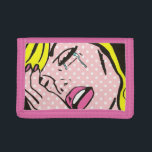 Schreie ich eine Fluss-Pop-Kunst-Geldbörse Tri-fold Portemonnaie<br><div class="desc">Dieser Schrei ich eine Fluss-Pop-Kunst-Geldbörse kennzeichnet ein inspiriertes Zeichnen des Comic Buch der emotional verwirrten jungen Frau mit dem blonden Haar, den rosa Lippen und den Aquarissen. Das Leben nicht ist zwar angemessen, aber diese Geldbörse macht ihn fast wiedergut! Sie ist für jede mögliche Dramakönigin perfekt! Schreien Sie nicht, weil...</div>