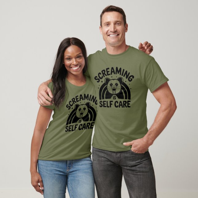 Schreie ist Selbstversorgung T-Shirt (Unisex)