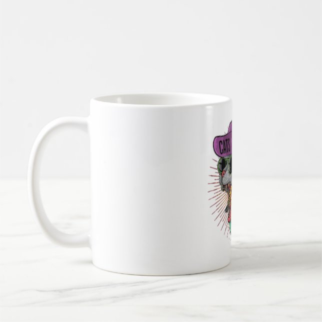 Schreie Katzenjäger Kaffeetasse (Links)