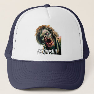Schreie Zombie Brains Truckerkappe