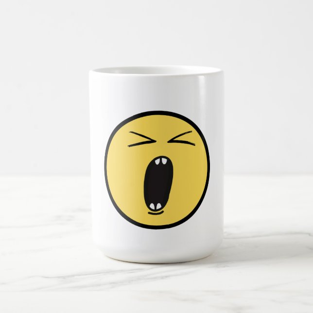 Schreien oder Singen auf einer Tasse (Mittel)
