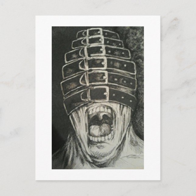 schreien postkarte (Vorderseite)