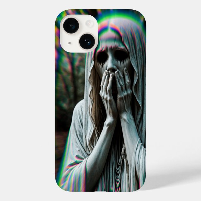 schreiende Friedhofsstatue iPhone-16 Fall Case-Mate iPhone 14 Hülle (Rückseite)