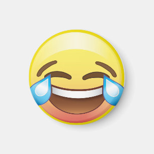 Schreiende Risse LOLs glücklichen lachenden Emoji Magnet