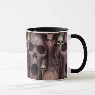 Schreiende Schädel Tasse