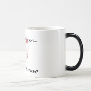 Schreiende Tintenfisch-"Kaffee-" Farbe-Ändernde Verwandlungstasse
