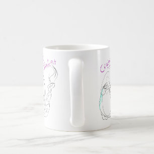 Schreiende Uni-Studenten-Tasse Kaffeetasse
