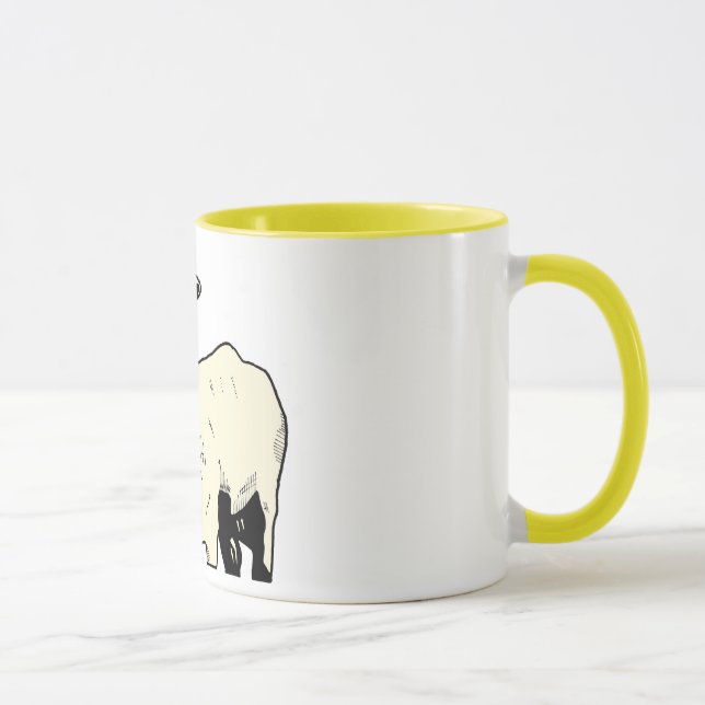 SCHREIENDE ZIEGEN-Tasse Tasse (Rechts)