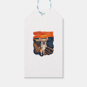 Schreiender Chihuahua Hund Schreie Brücke_1 Geschenkanhänger