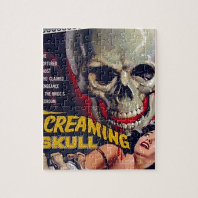 Schreiender Schädel (Vertikal)