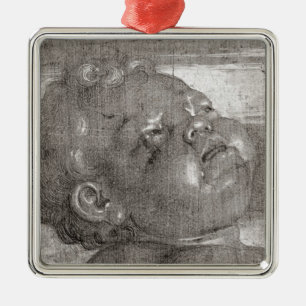 Schreiendes Cherubim, 1521 Ornament Aus Metall