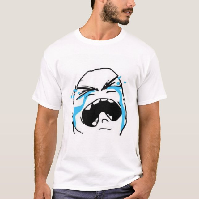 Schreiendes Comic Meme T-Shirt (Vorderseite)