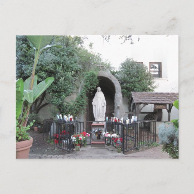 Schrein der gesegneten Mutter, Ventura-Mission Postkarte (Vorderseite)
