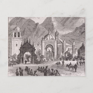 Schrein der Nuestra Senora de Copacabana Postkarte